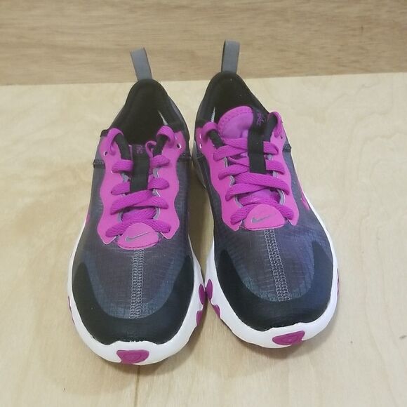 Nike Odyssey React  Gray/Purple White Running Shoes Sneakers Women’s Size 5 - Picture 7 of 8